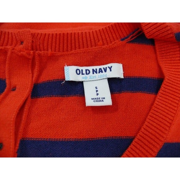 NEW NWT OLD NAVY lightweight sweater dress striped red size SMALL Petite - Picture 5 of 7